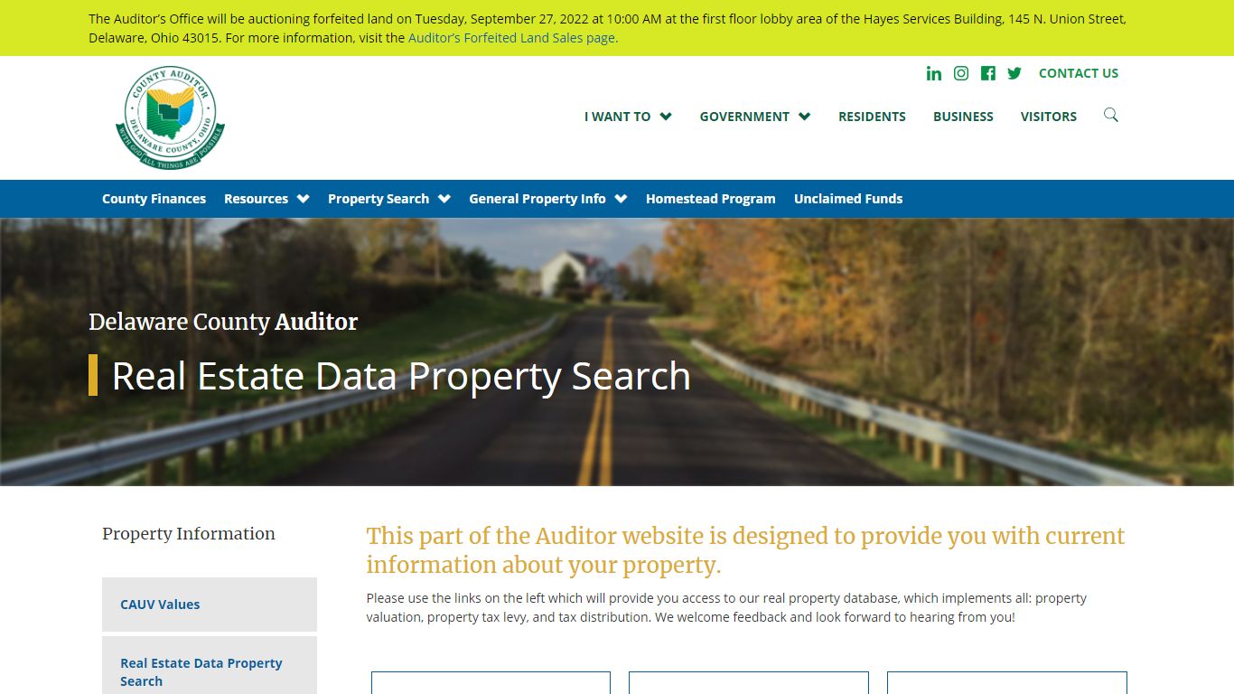 Real Estate Data Property Search - Auditor